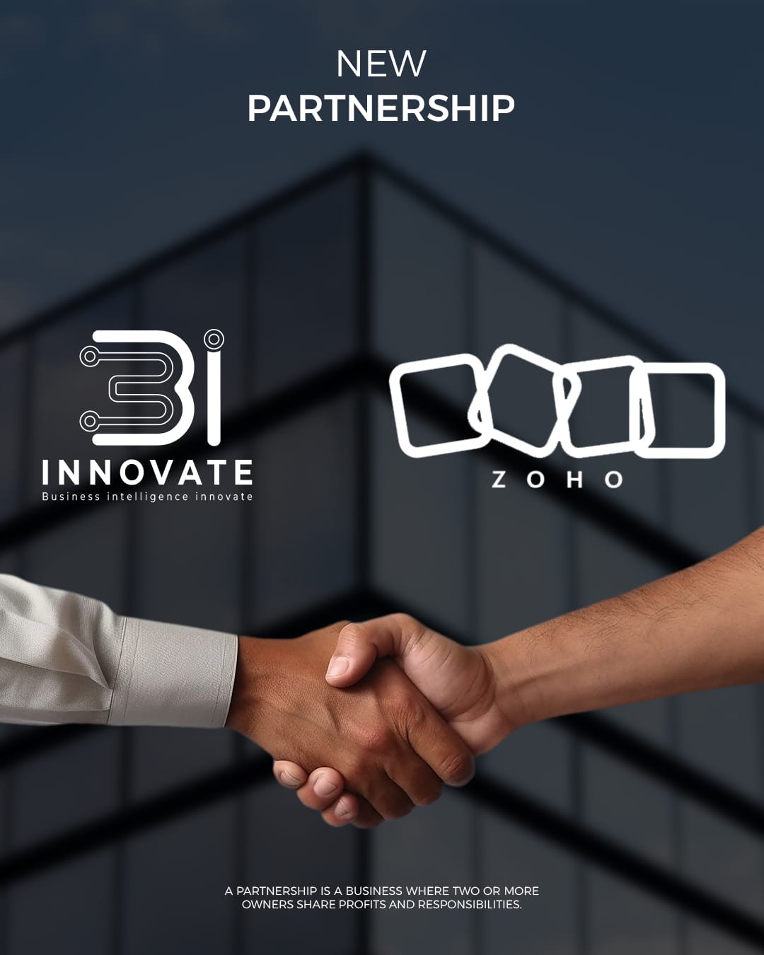 Bi Innovate — official Zoho Authorized Partner certificate